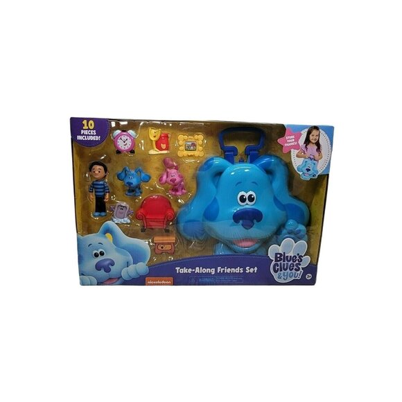 Nickelodeon Blues Clues You Take Along Friends Set 10 Pc Figure‎ Playset Cartoon